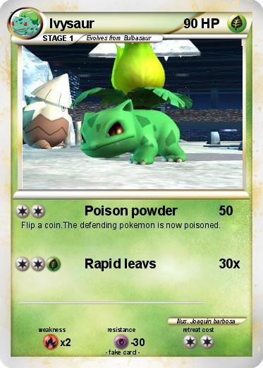 Pokemon Ivysaur