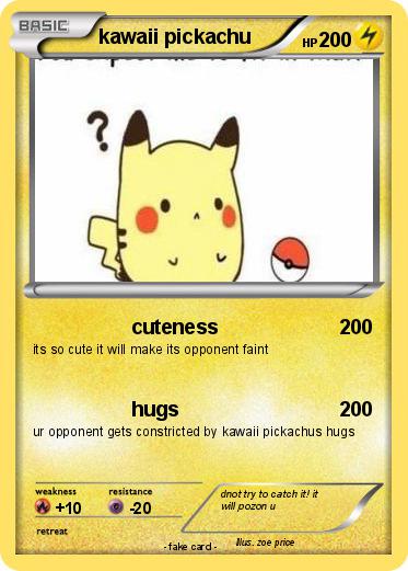 Pokemon kawaii pickachu