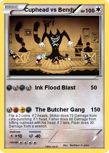 Pokemon Cuphead vs Bendy