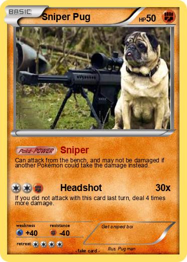Pokemon Sniper Pug