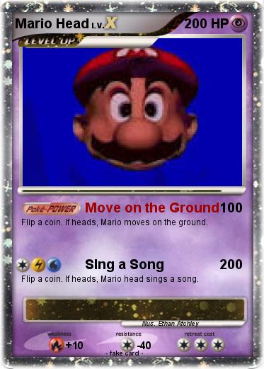 Pokemon Mario Head
