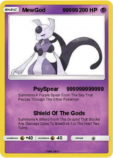 Pokemon MewGod           99999