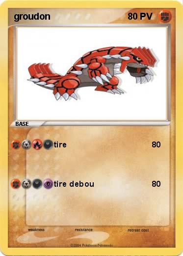 Pokemon groudon