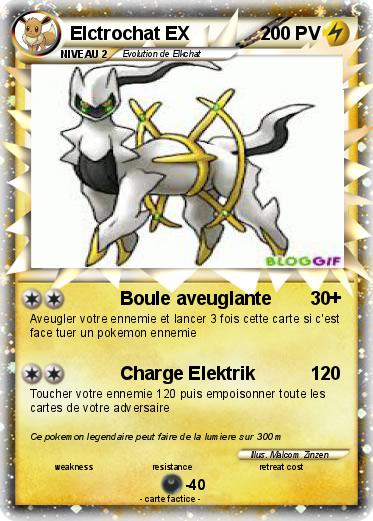 Pokemon Elctrochat EX
