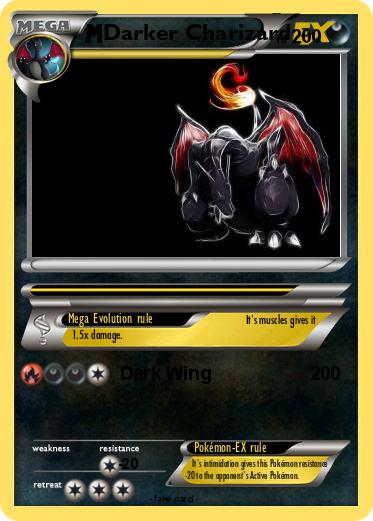 Pokemon Darker Charizard
