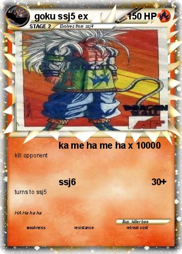 Pokemon goku ssj5 ex