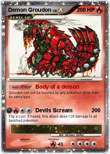 Pokemon Demon Groudon