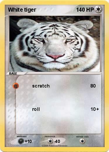 Pokemon White tiger