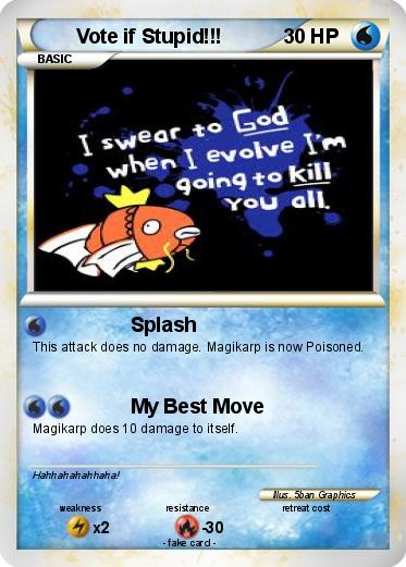 Pokemon Vote if Stupid!!!