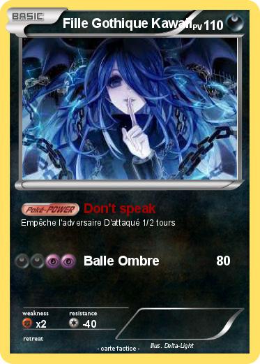 Pokemon Fille Gothique Kawaii