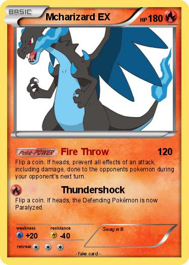 Pokemon Mcharizard EX