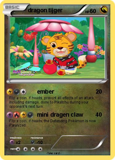Pokemon dragon tijger