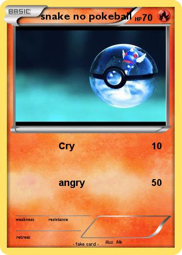 Pokemon snake no pokeball