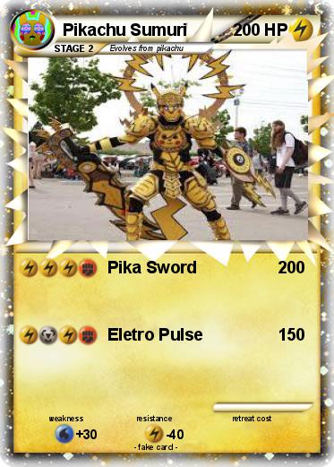 Pokemon Pikachu Sumuri