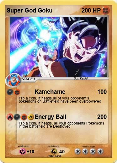 Pokemon Super God Goku