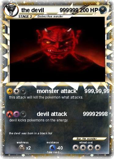 Pokemon the devil          999999