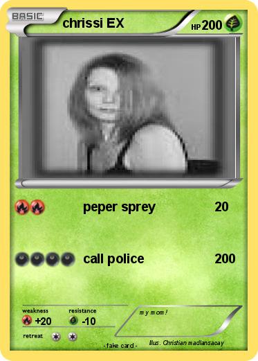 Pokemon chrissi EX