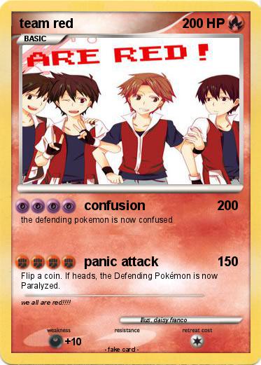 Pokemon team red