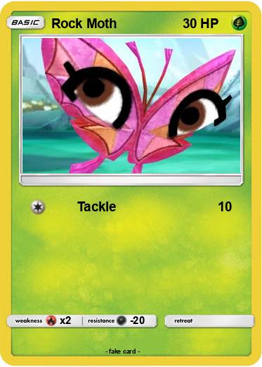 Pokemon Rock Moth