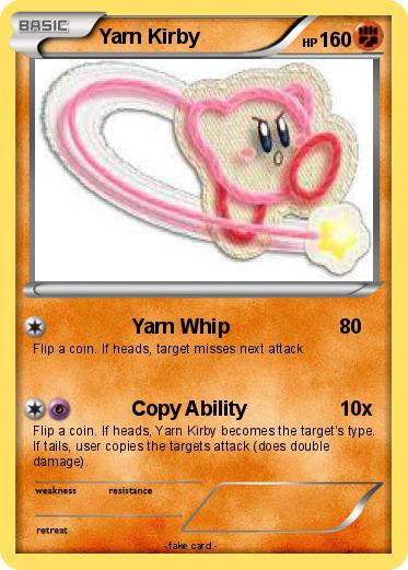 Pokemon Yarn Kirby