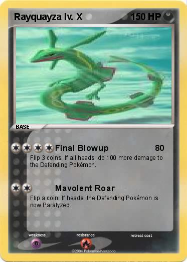 Pokemon Rayquayza lv. X