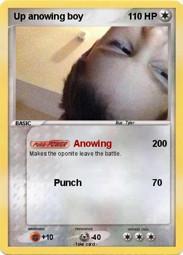 Pokemon Up anowing boy