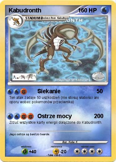 Pokemon Kabudronth                       1