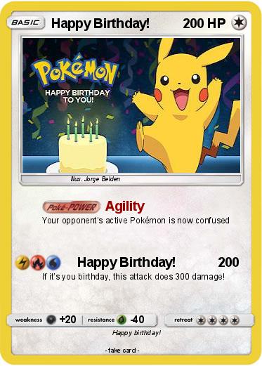 Pokemon Happy Birthday!
