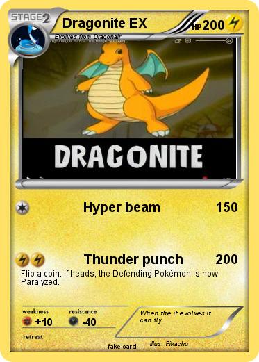 Pokemon Dragonite EX