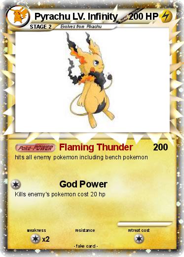 Pokemon Pyrachu LV. Infinity