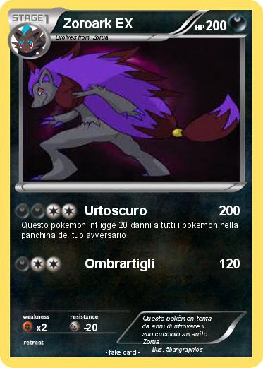 Pokemon Zoroark EX