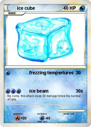 Pokemon ice cube