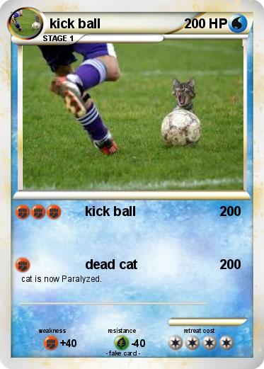 Pokemon kick ball