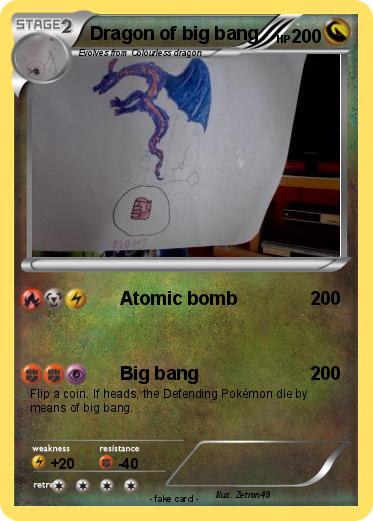 Pokemon Dragon of big bang
