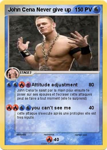 Pokemon John Cena Never give up