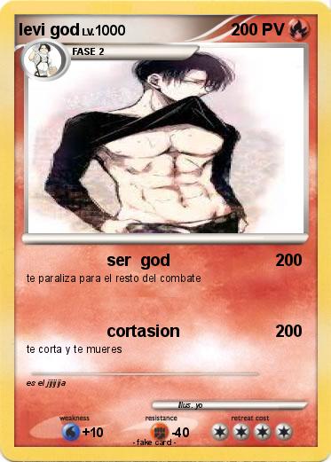 Pokemon levi god