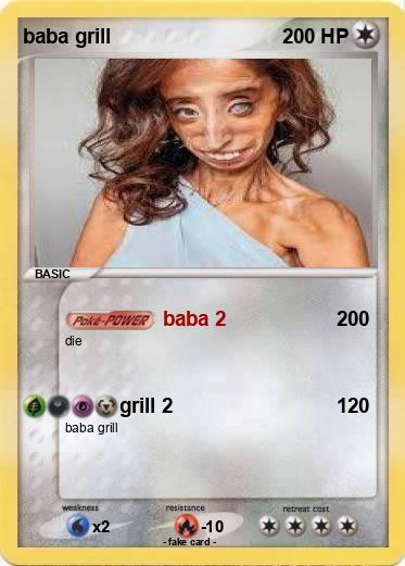 Pokemon baba grill