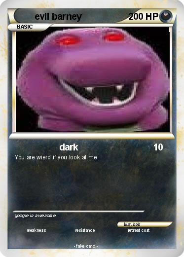 Pokemon evil barney