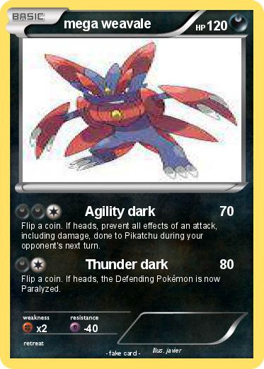 Pokemon mega weavale