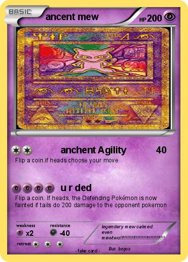 Pokemon ancent mew