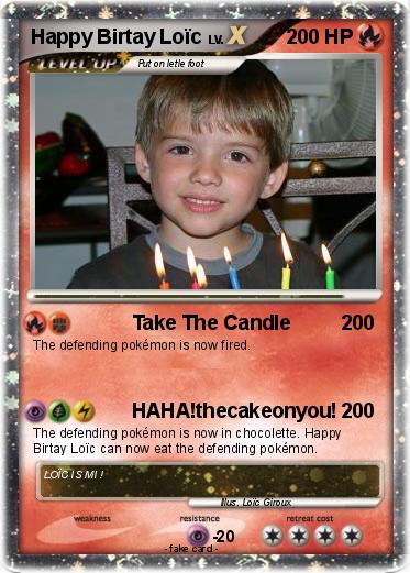 Pokemon Happy Birtay Loïc