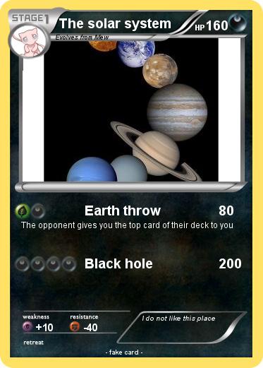 Pokemon The solar system