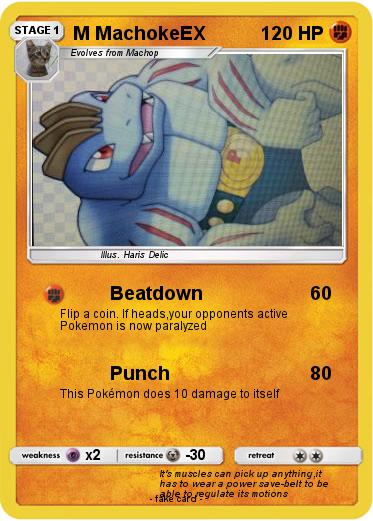 Pokemon M MachokeEX