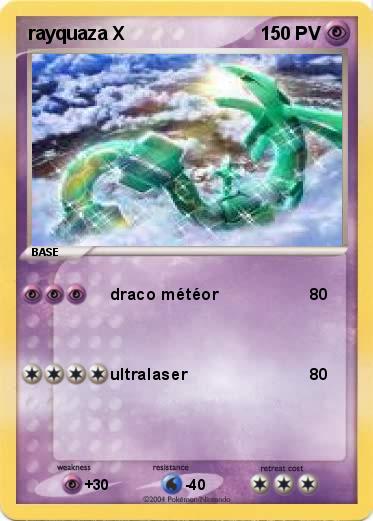 Pokemon rayquaza X