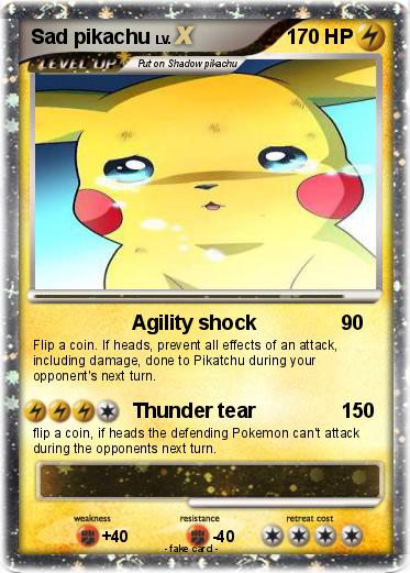 Pokemon Sad pikachu