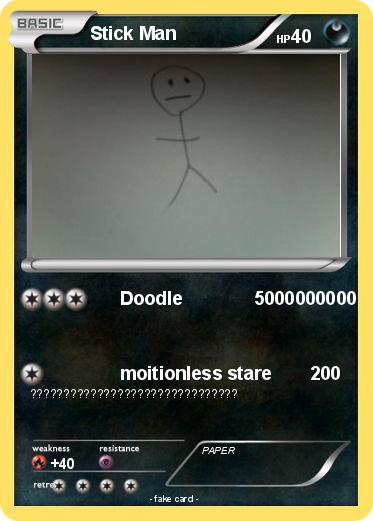 Pokemon Stick Man