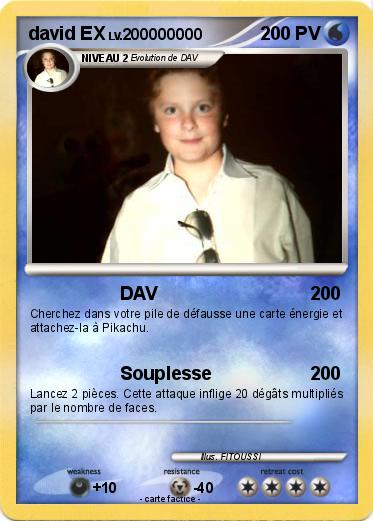 Pokemon david EX