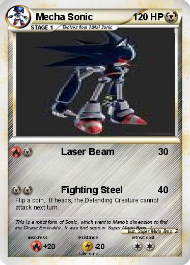 Pokemon Mecha Sonic