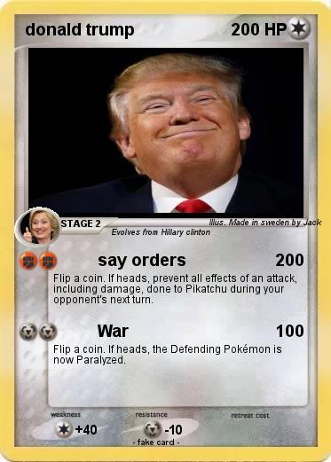 Pokemon donald trump