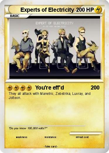 Pokemon Experts of Electricity
